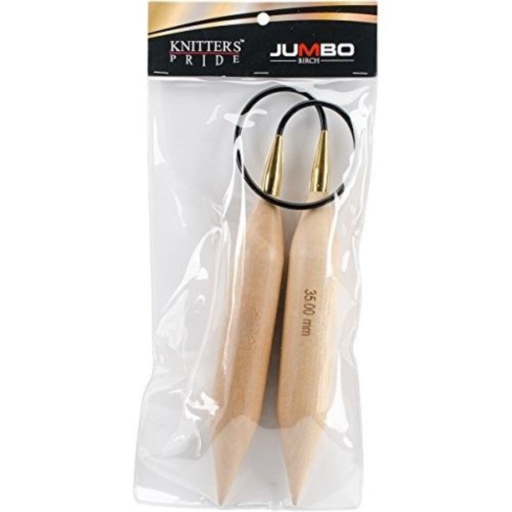 Knitter's Pride KP400192 Basix Fixed Circular Needles 32"-Size 35mm